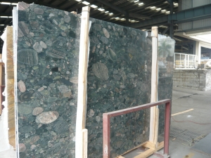 Green marinace Granite Slab