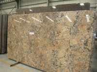 Giallo Crystal Granite Slab