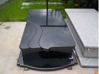 Absolute Black Granite Tombstone