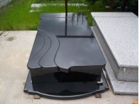 Absolute Black Granite Tombstone