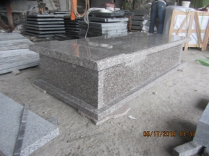 Bainbrook Brown Granite Tombstone