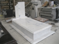 White marble Tombstone