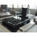 High polished Absolute Black Granite Grave Monuments