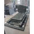 Olive Green Granite Memorial Tombstone