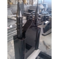 High polished Absolute Black Granite Grave Monuments