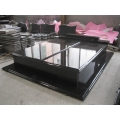 High polished Absolute Black Granite Grave Monuments