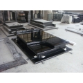 High polished Absolute Black Granite Grave Monuments