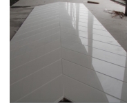 White Crystallized Glass Panel