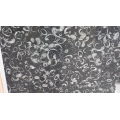 China Black Fossil/ Sea Shell Black Marble Slabs